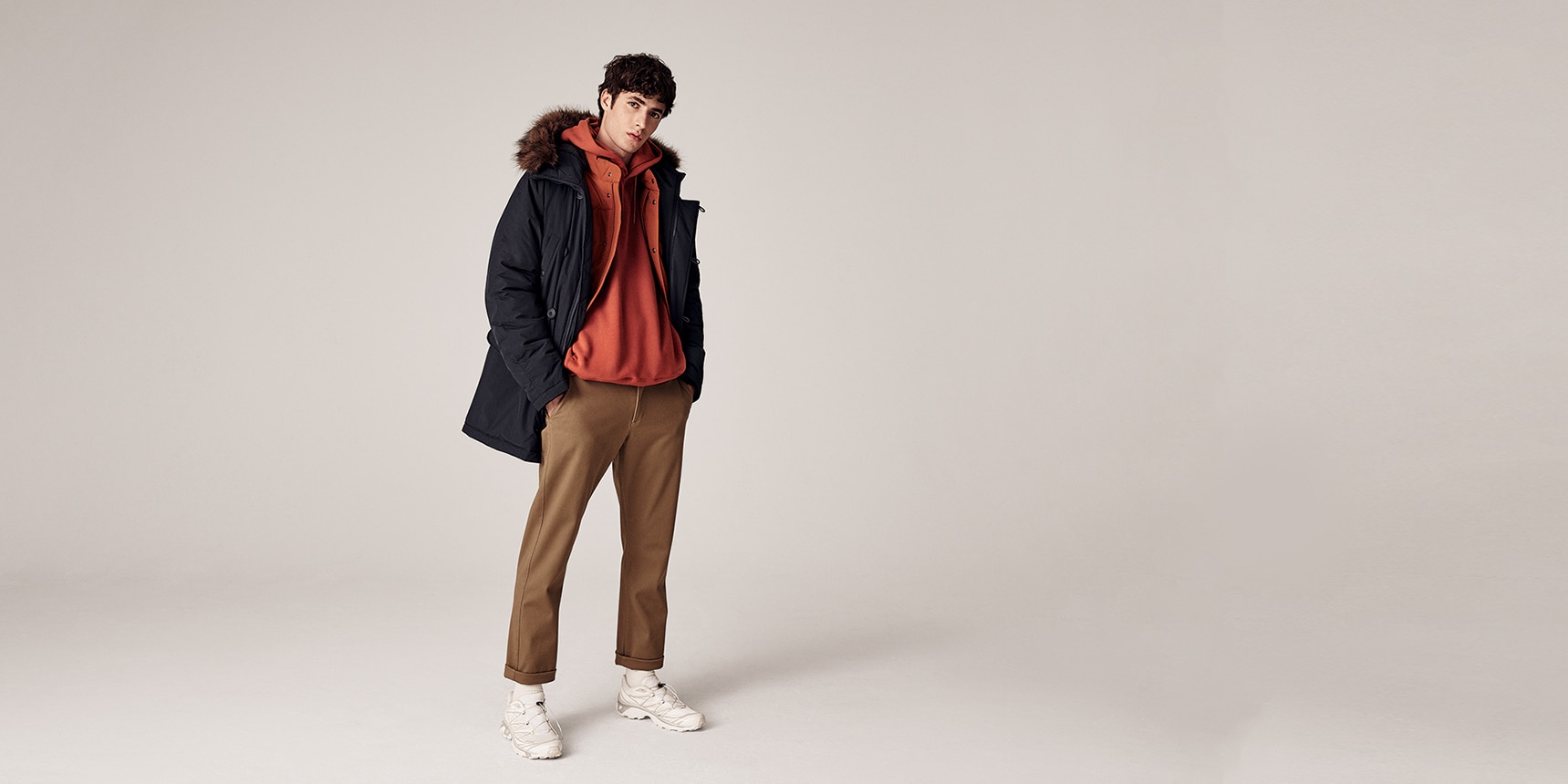 Windproof Stretch Slim-Fit Chino Pants