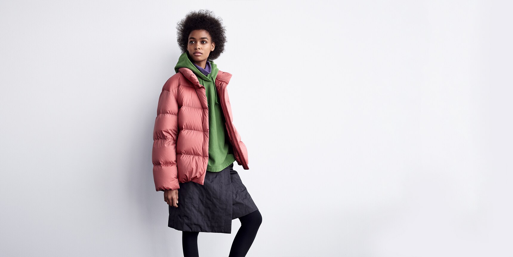 Windproof Warm Lined Wrap Skirt