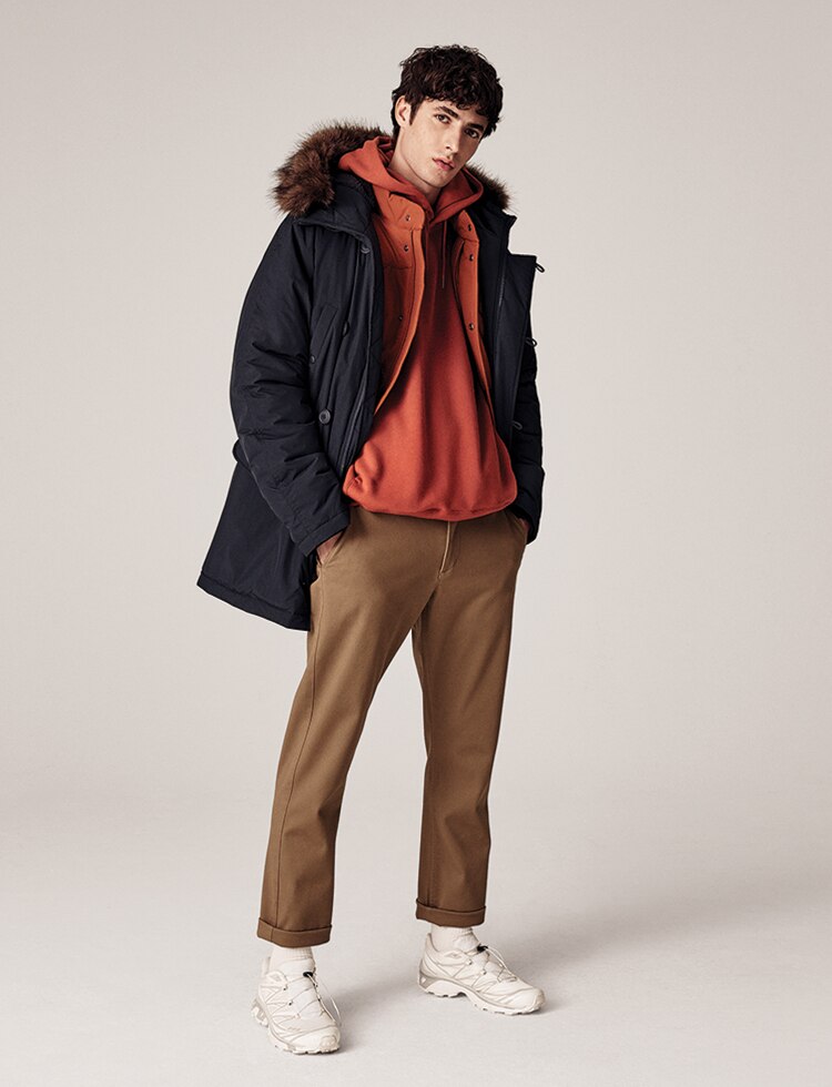 Windproof Stretch Slim-Fit Chino Pants