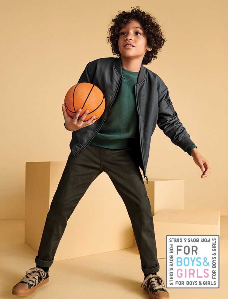 KIDS Stretch Warm-Lined Pants