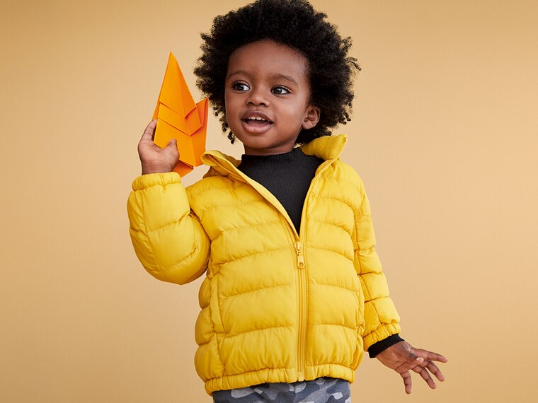 light warm padded parka