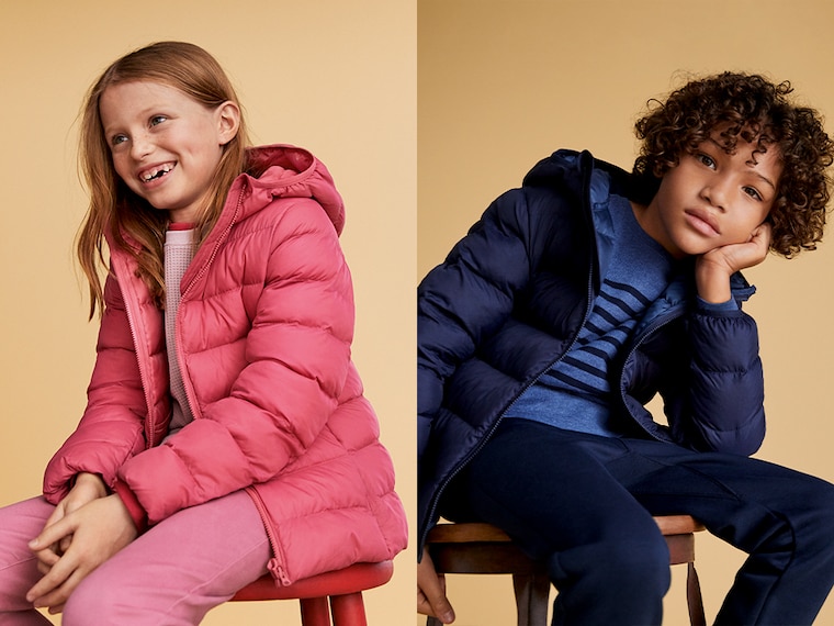 light warm padded parkas