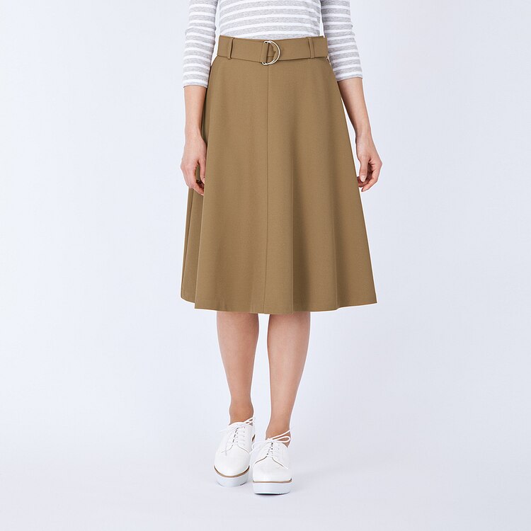 Gu公式 ベルト付きスカートｓｗ ファッション通販サイト