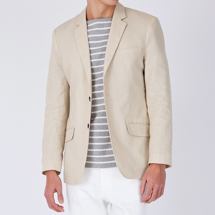 リネンブレンドテーラードジャケット Gu ジーユー 公式通販オンラインストア