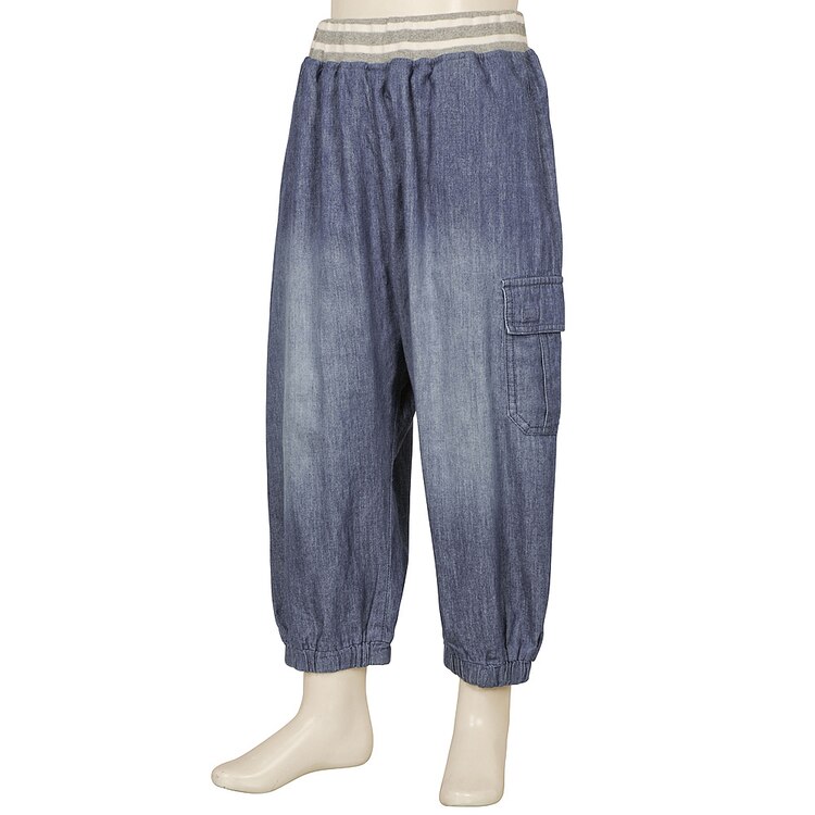 Gu公式 デニムサルエルパンツ ファッション通販サイト