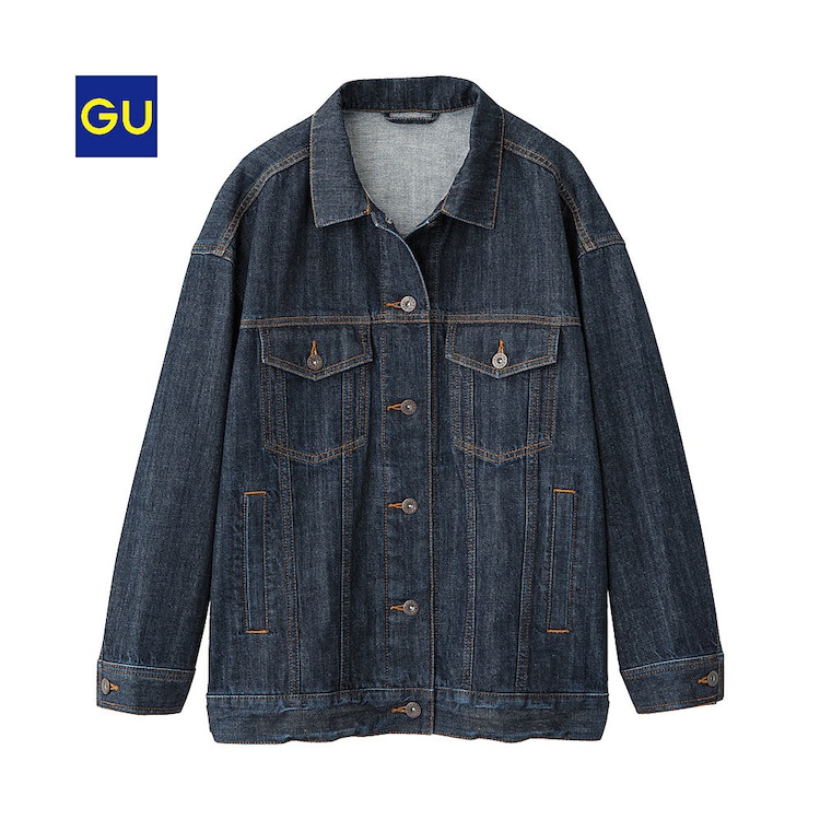 Gu公式 オーバーサイズデニムジャケットｊｎ ファッション通販サイト