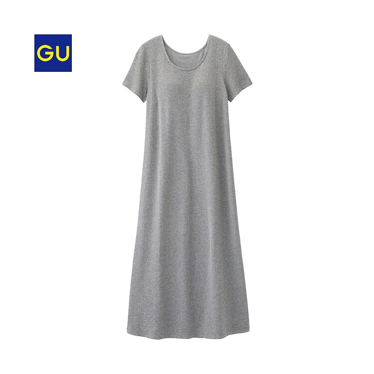 ブラフィールスウェットマキシワンピース 半袖 Gu ジーユー 公式通販オンラインストア