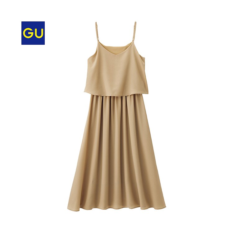 Gu公式 エアリーキャミソールワンピース ファッション通販サイト