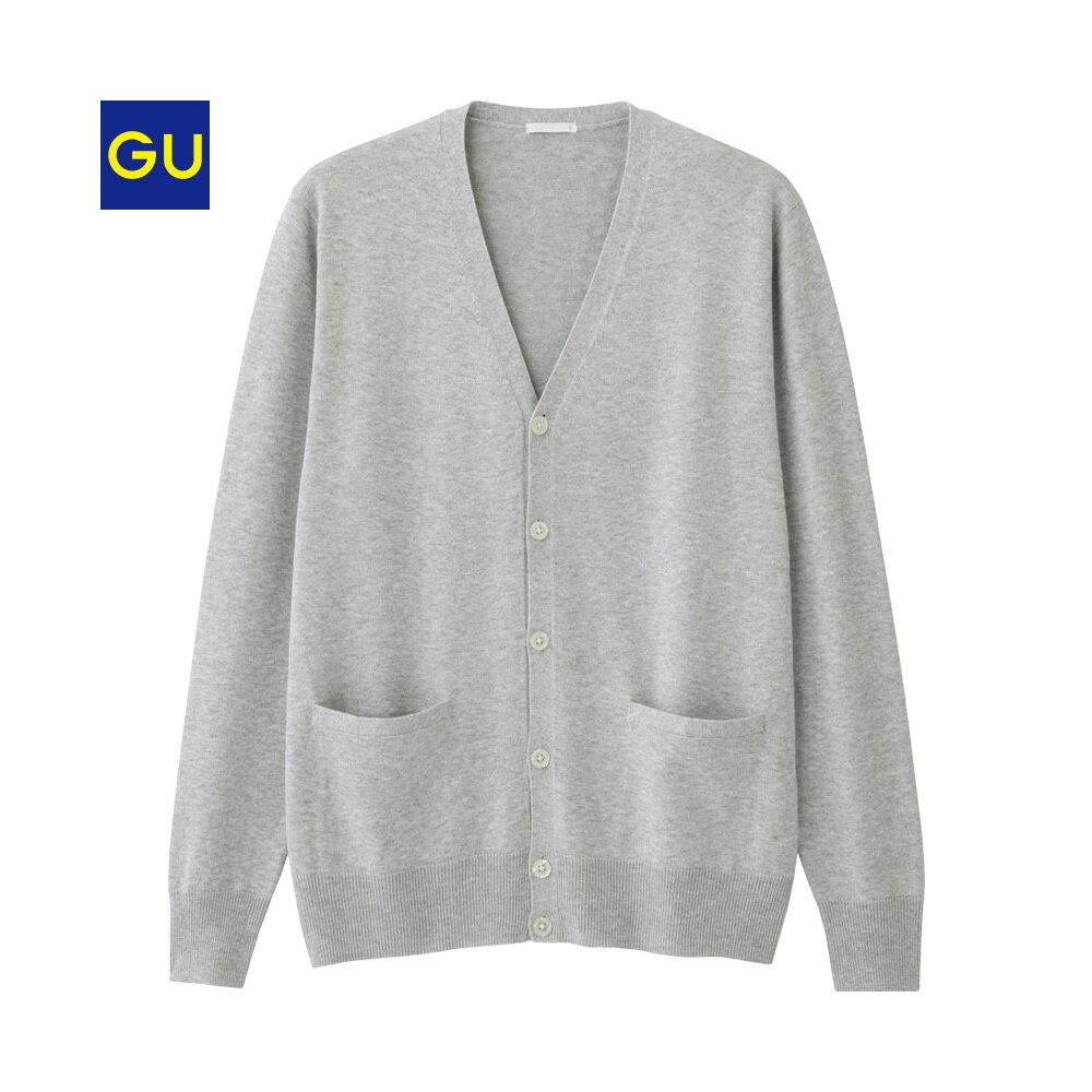 Gu公式 ハイゲージｖネックカーディガン 長袖 ファッション通販サイト