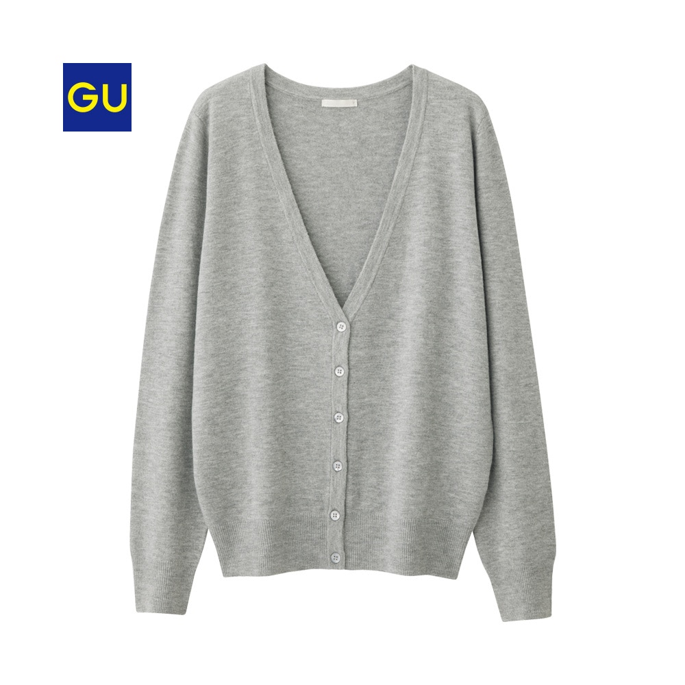 Gu公式 ｖネックカーディガン 長袖 ファッション通販サイト