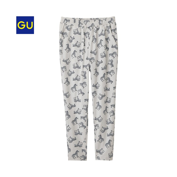 Gu公式 ラウンジゆるパン ゼブラ ファッション通販サイト