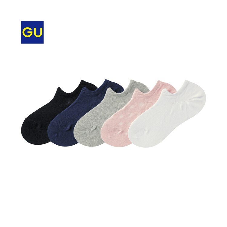 Gu公式 ベリーショートソックス ５足組 ｄ ファッション通販サイト