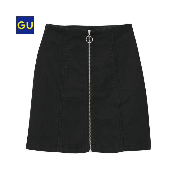 フロントジップミニスカート Gu ジーユー 公式通販オンラインストア