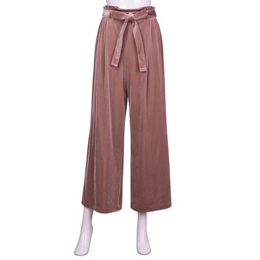 Gu公式 ベロアワイドパンツ ファッション通販サイト