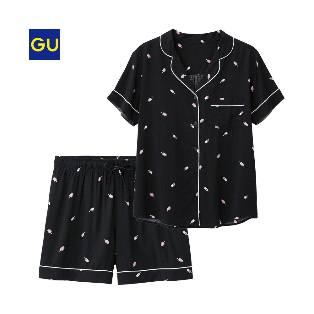 GU公式 | パジャマ(半袖・ショートパンツ)(アイスクリーム) | ファッション通販サイト