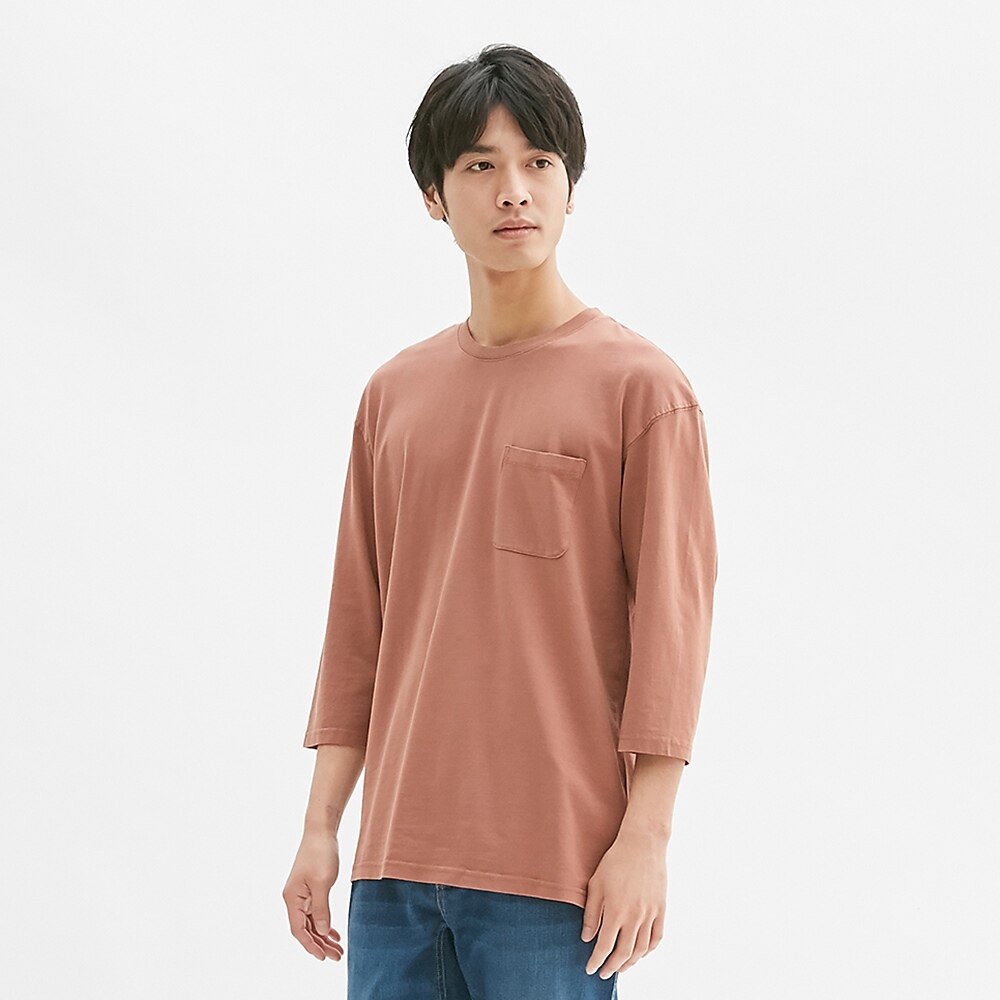 （GU）ウォッシュドビッグＴ(７分袖)のサムネイル