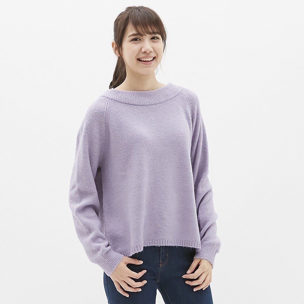 GU公式 オフショルダーセーター(長袖) ファッション通販サイト