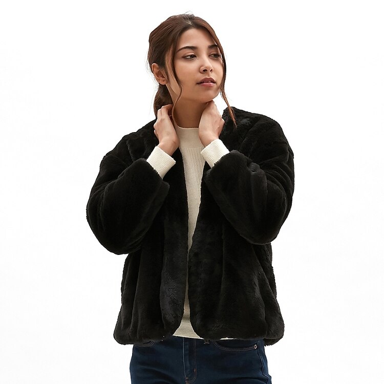 フェイクファーブルゾンcl Gu ジーユー 公式通販オンラインストア