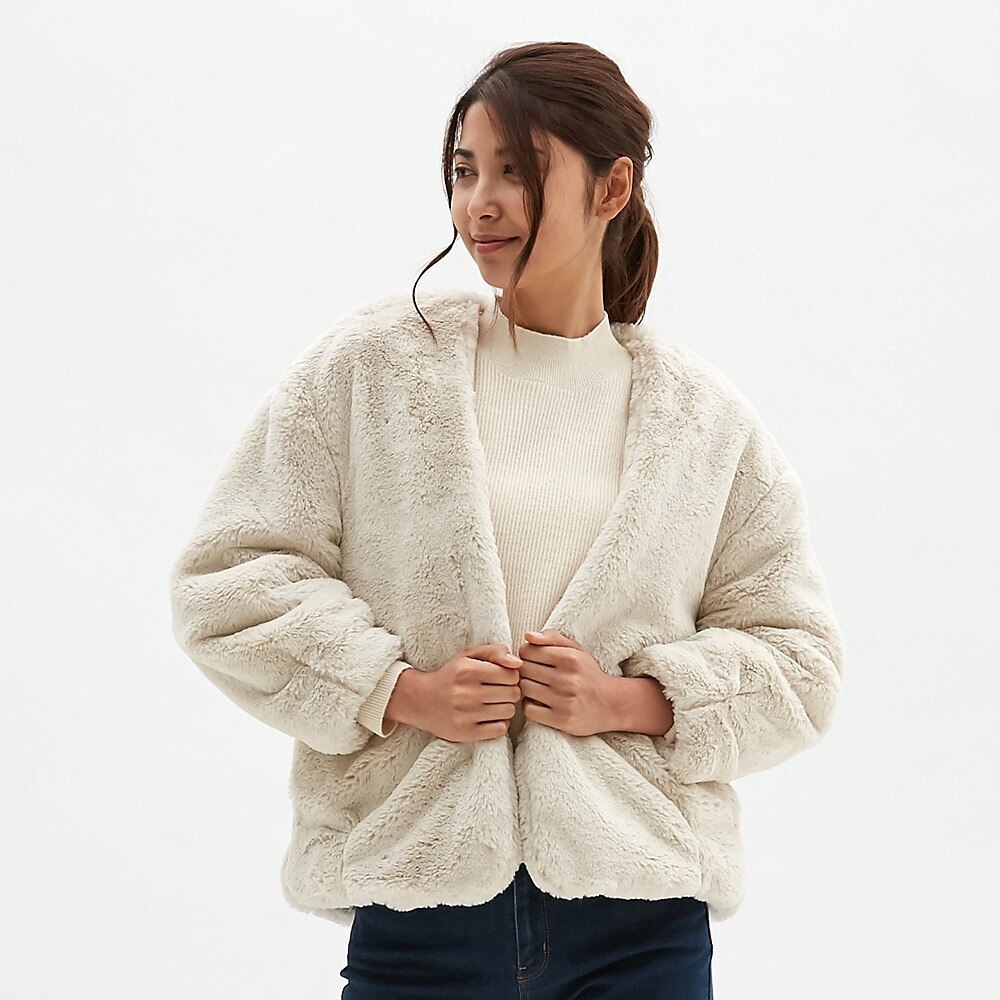 Gu公式 フェイクファーブルゾンcl ファッション通販サイト