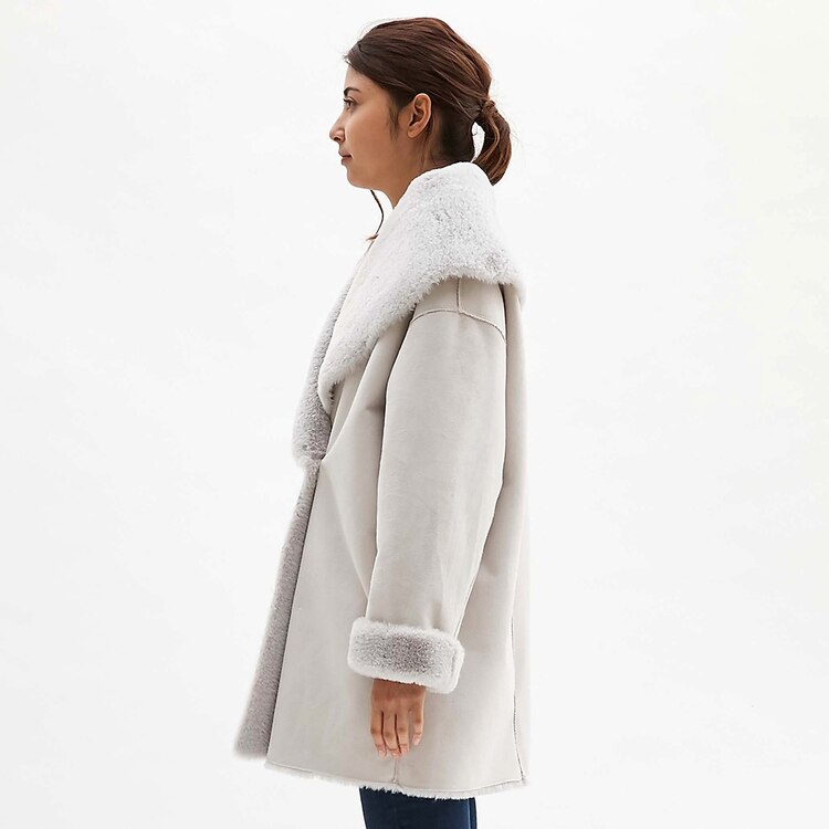 Gu公式 ムートンタッチコートcl ファッション通販サイト