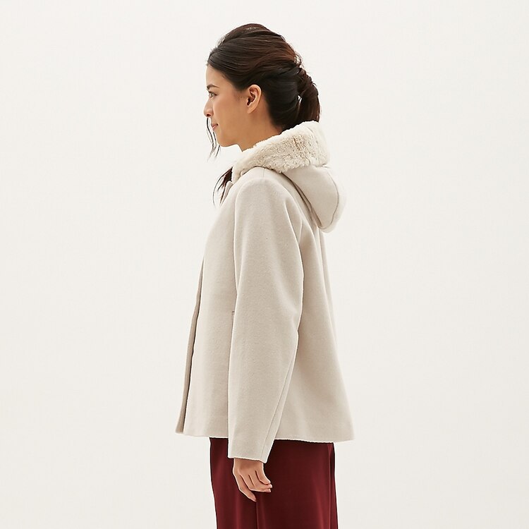 ウールブレンドショートコートz Gu ジーユー 公式通販オンラインストア