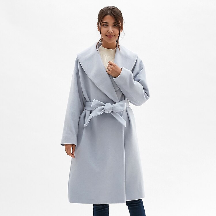 ウールブレンドビッグカラーコートｚ Gu ジーユー 公式通販オンラインストア