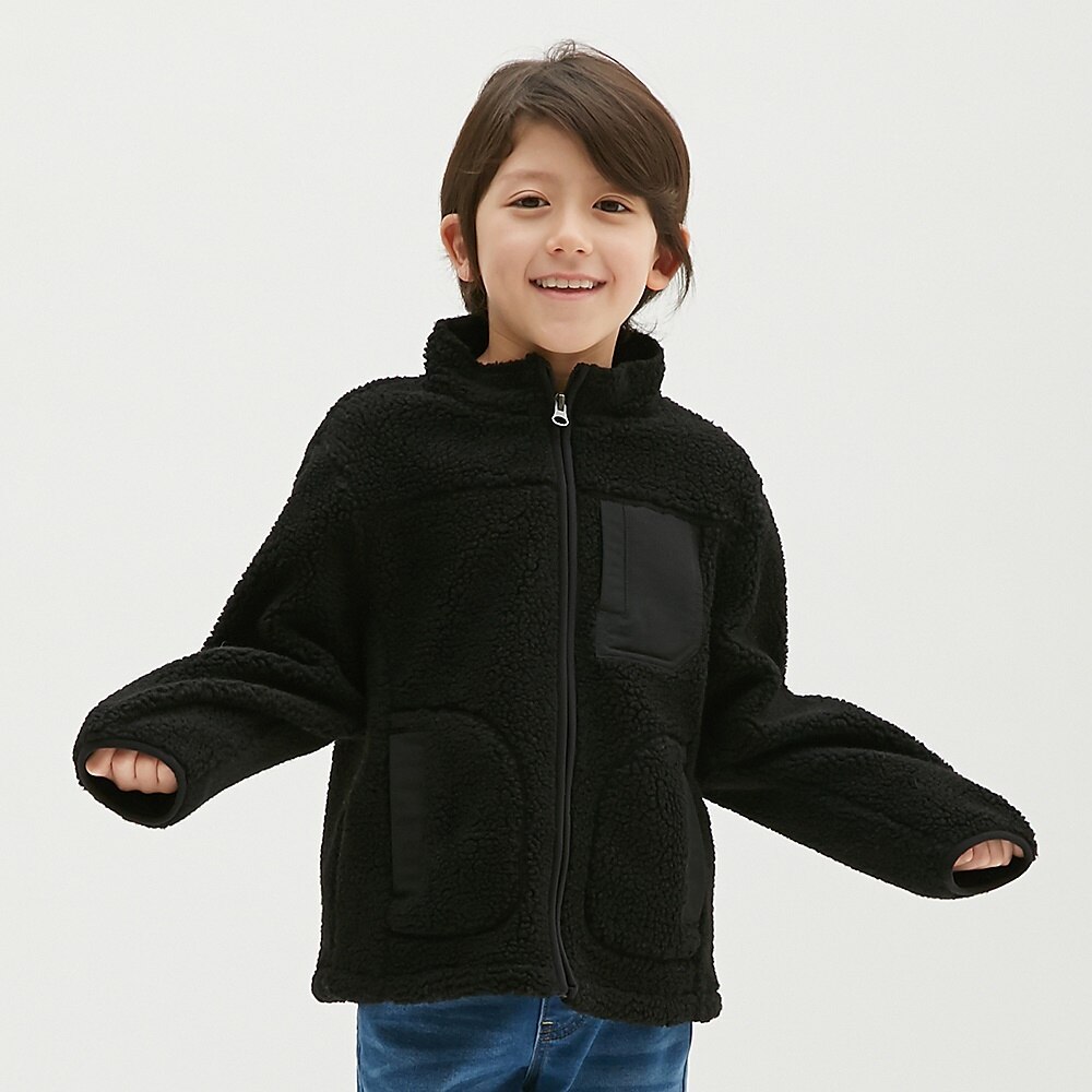 Guのkids 男女兼用 ボアフリースベスト Stylehint