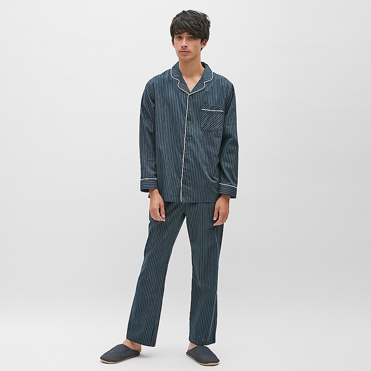 Gu公式 パジャマ 長袖 ストライプ ファッション通販サイト