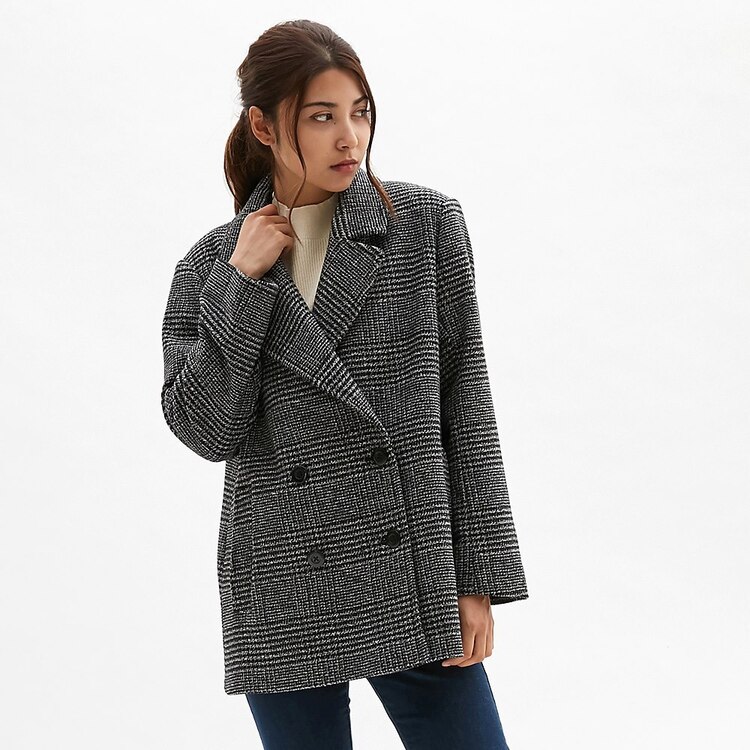 ウールブレンドショートコートcl Gu ジーユー 公式通販オンラインストア