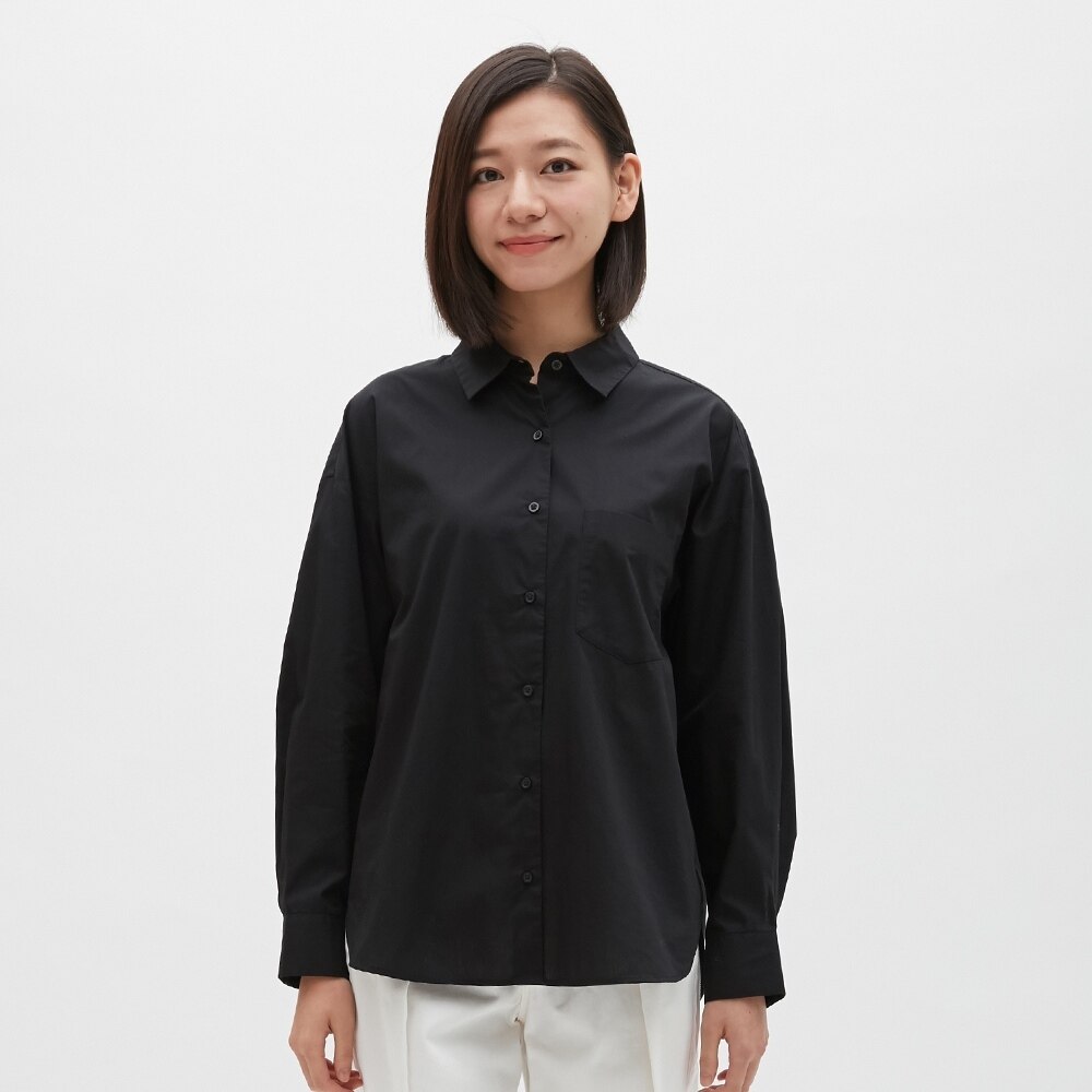 Gu公式 オーバーサイズシャツ 長袖 ファッション通販サイト