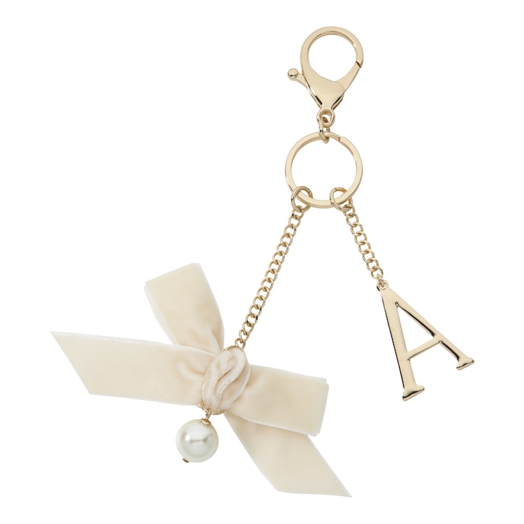 リボン イニシャルバッグチャーム Gu ジーユー 公式通販オンラインストア