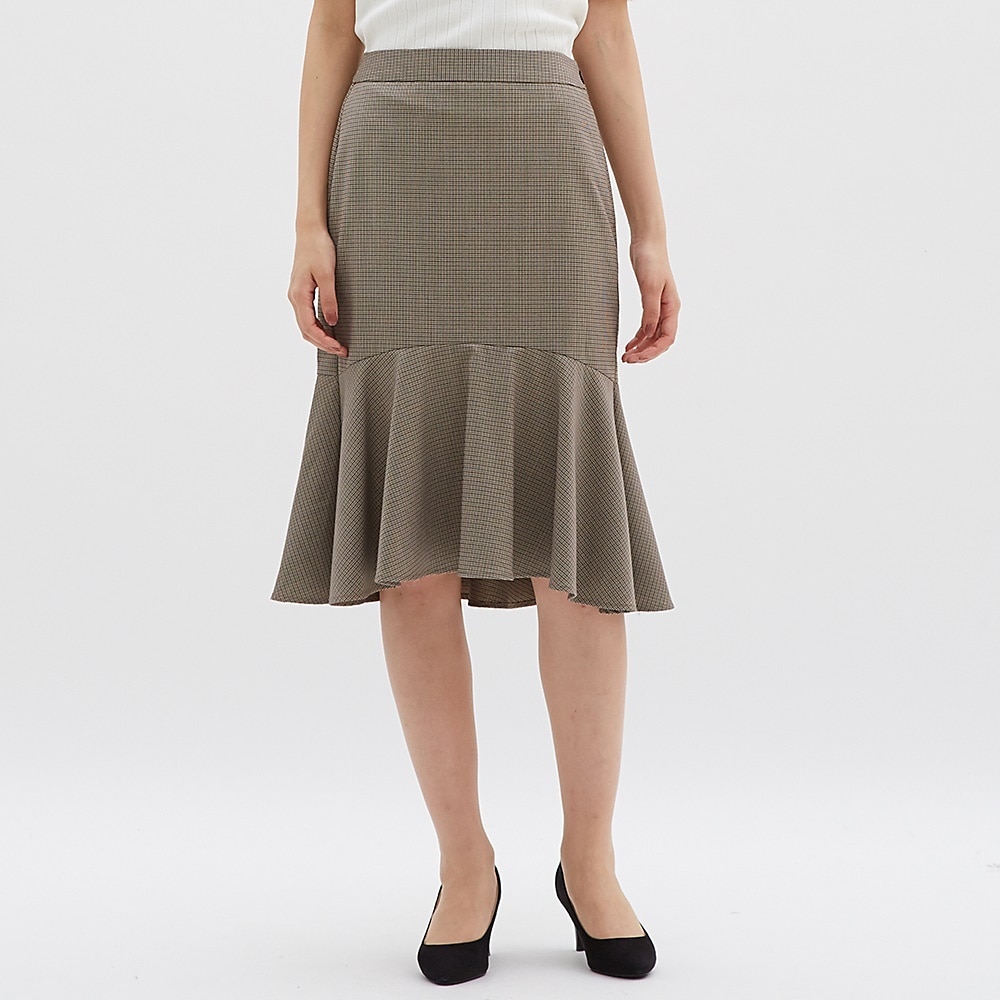 GU リブニットマーメイドスカート | StyleHint