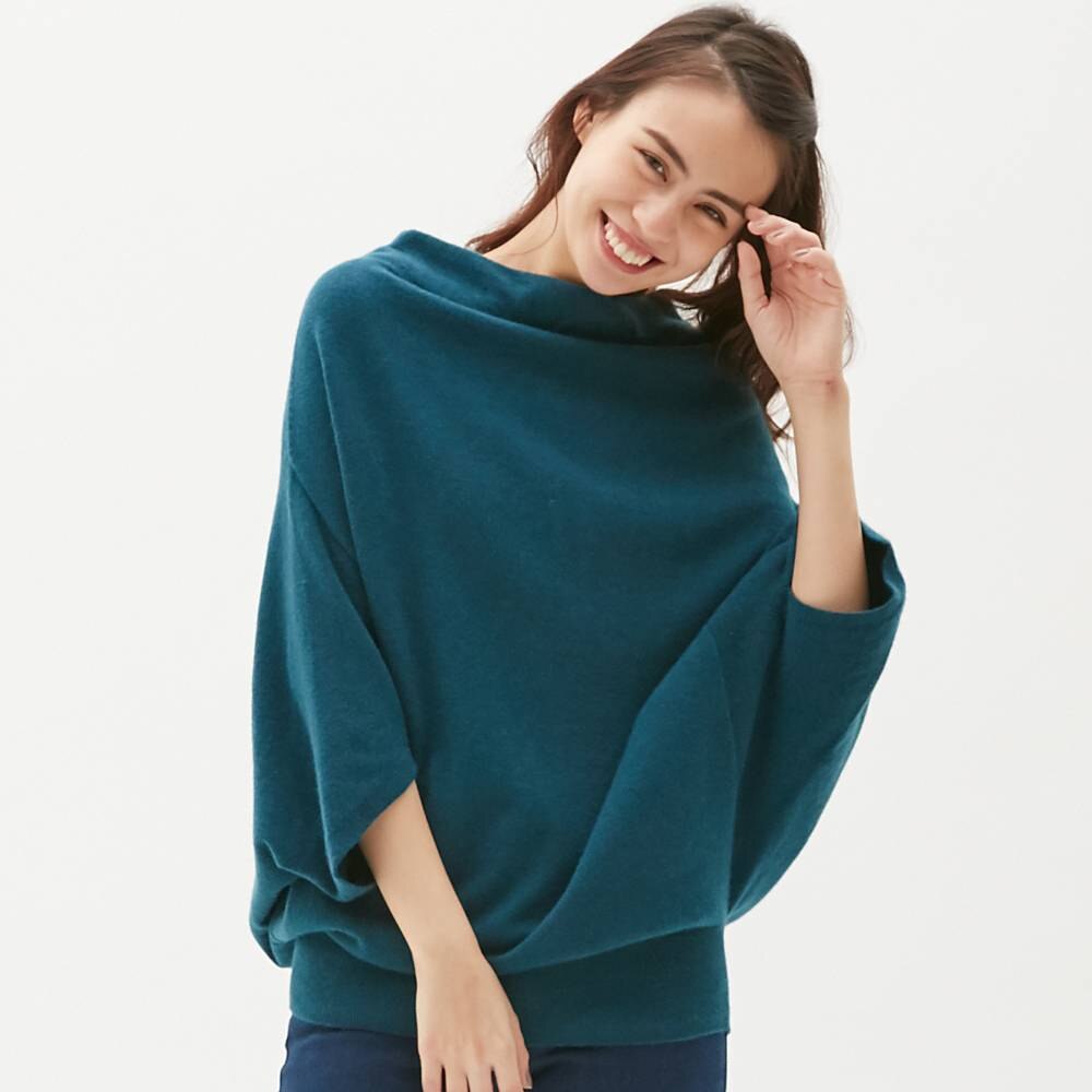 （GU）ウールカシミヤチュニック(７分袖)Ｚのサムネイル