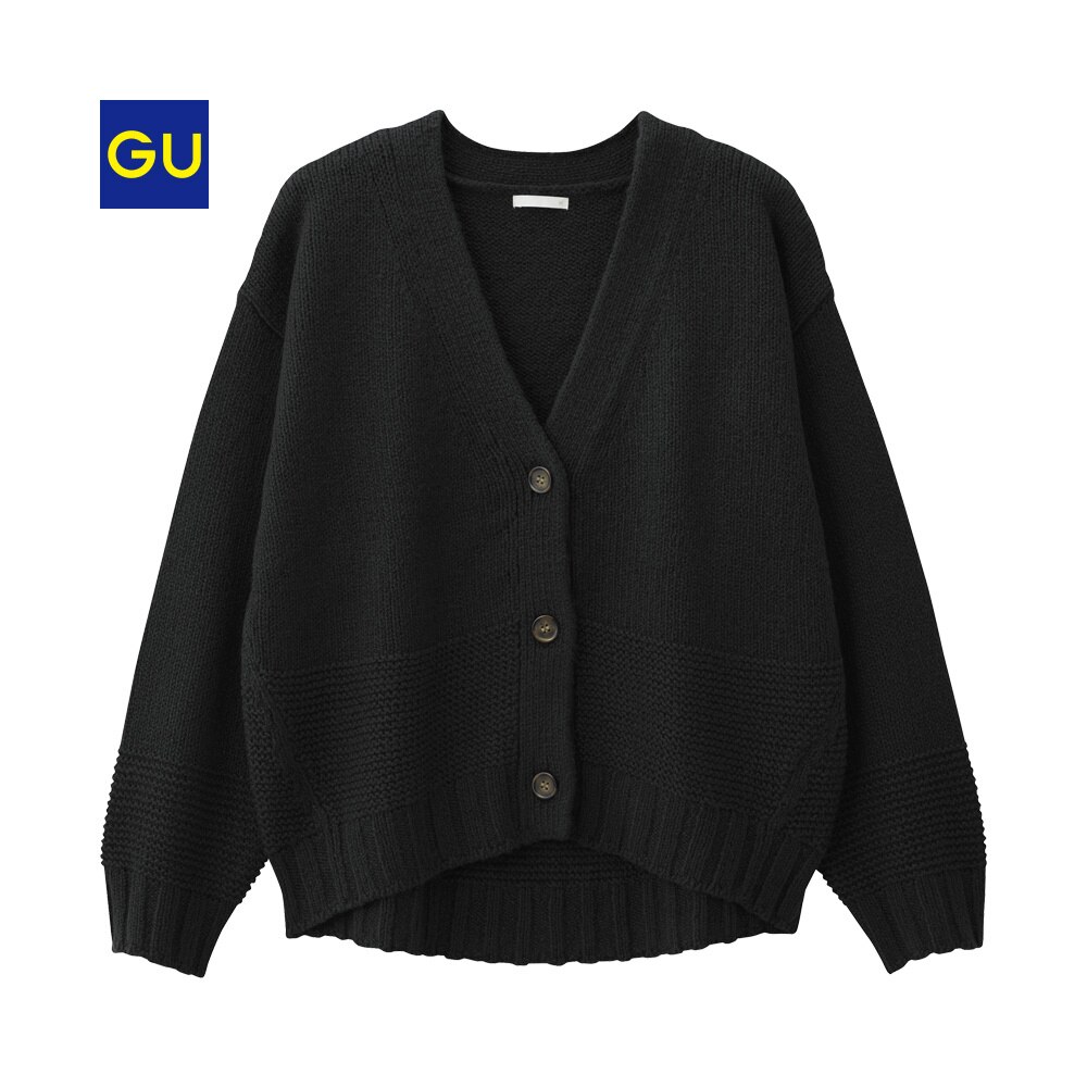 Guのオーバーサイズカーディガン 長袖 Jn Stylehint