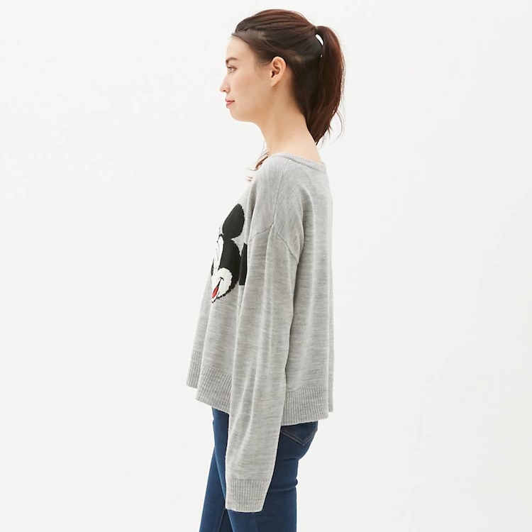 Gu公式 セーター 長袖 ディズニーａ ファッション通販サイト