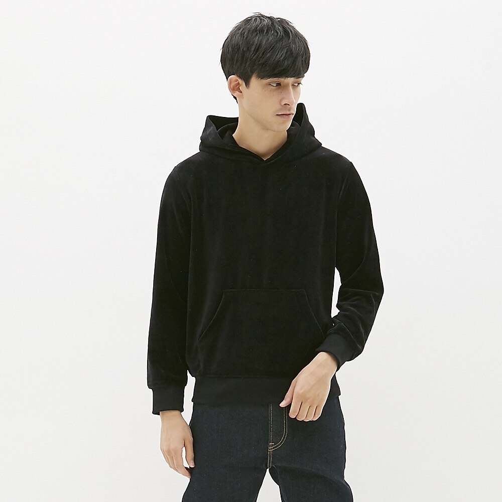 ベロアプルパーカ 長袖 Gu ジーユー 公式通販オンラインストア