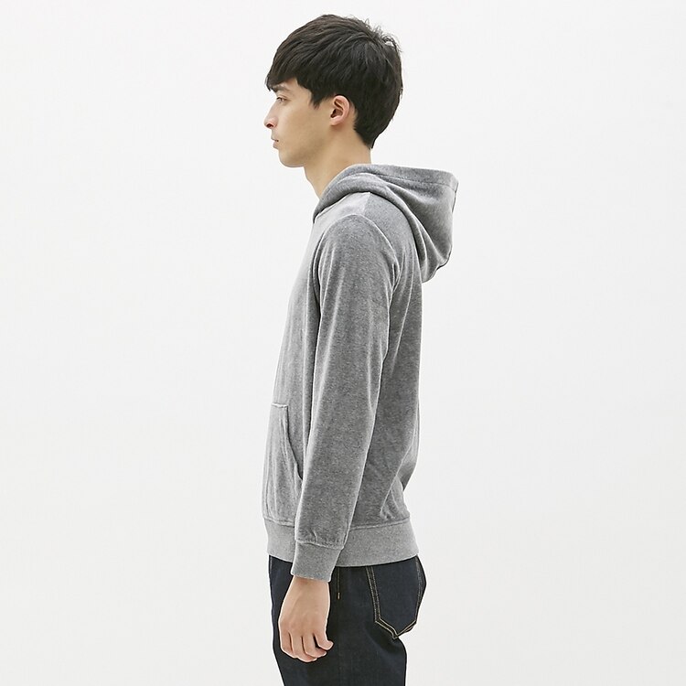 ベロアプルパーカ 長袖 Gu ジーユー 公式通販オンラインストア