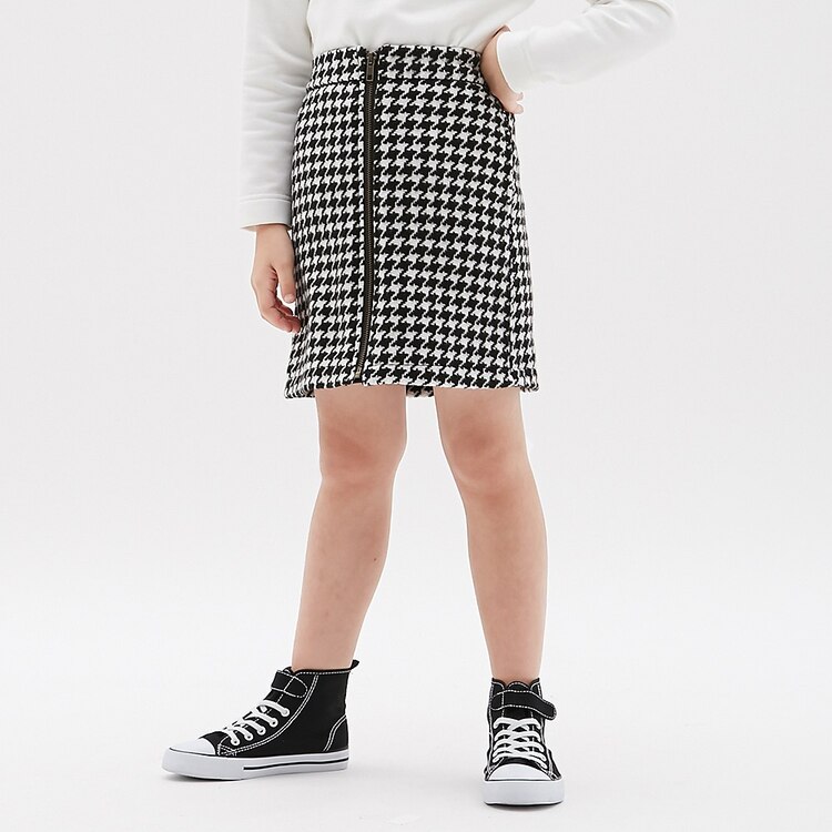 Girls フロントジップスカート チドリ Gu ジーユー 公式通販オンラインストア