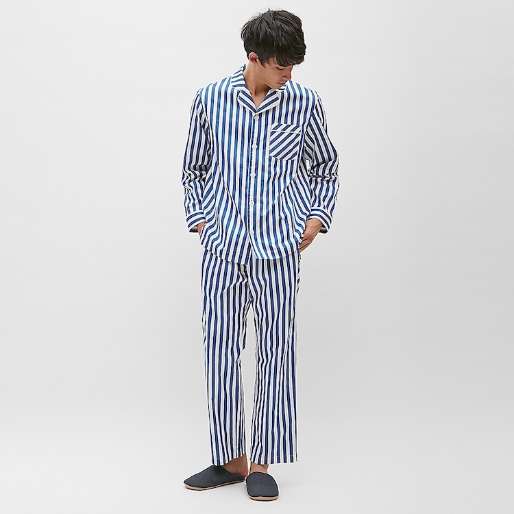 Gu公式 パジャマ 長袖 ストライプ ｂ ファッション通販サイト