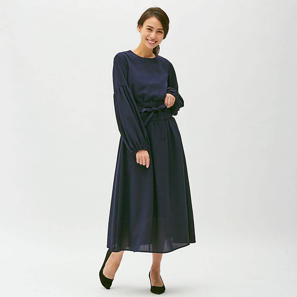 Guのフィットアンドフレアワンピース 長袖 Q X Stylehint