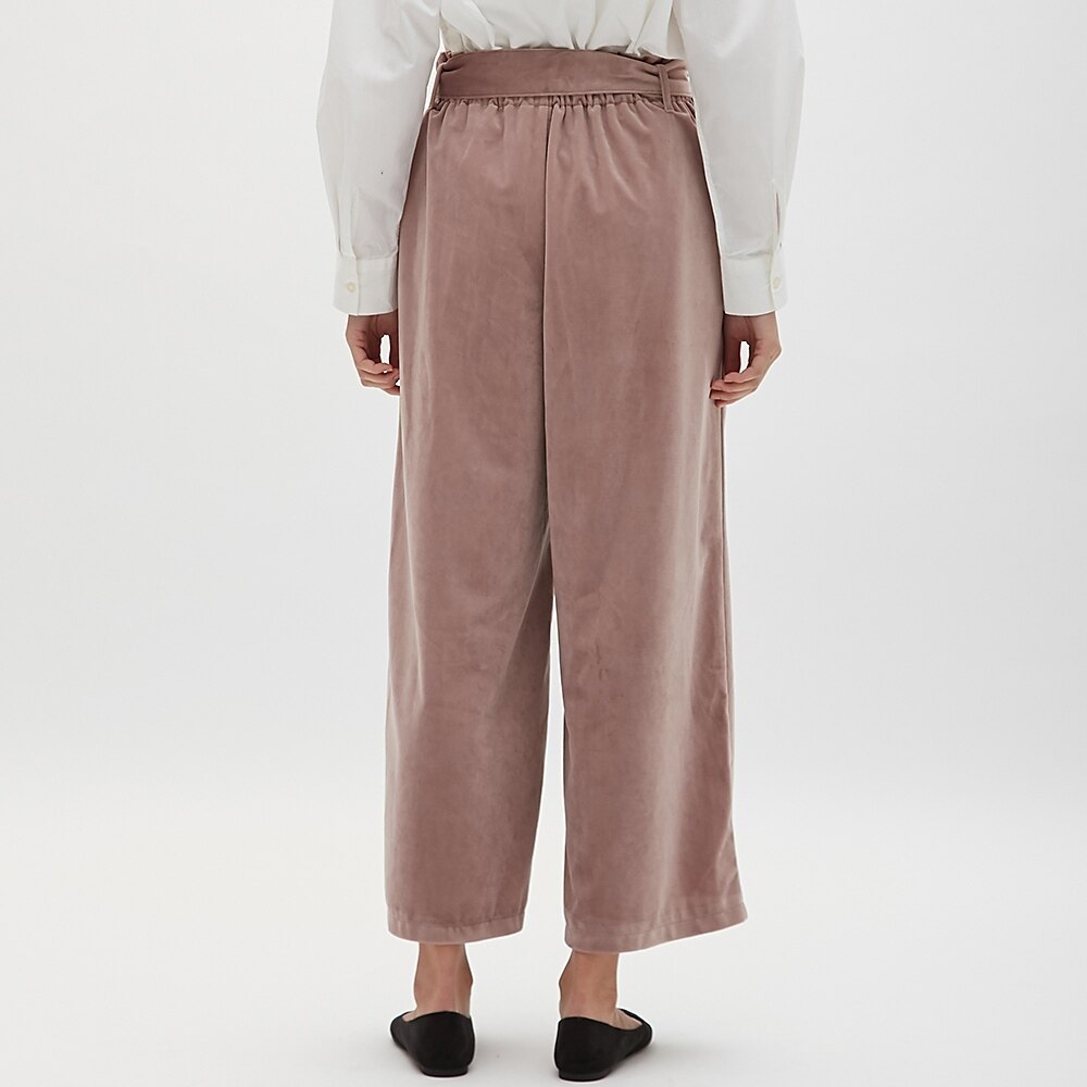 ベロアワイドパンツ Gu ジーユー 公式通販オンラインストア
