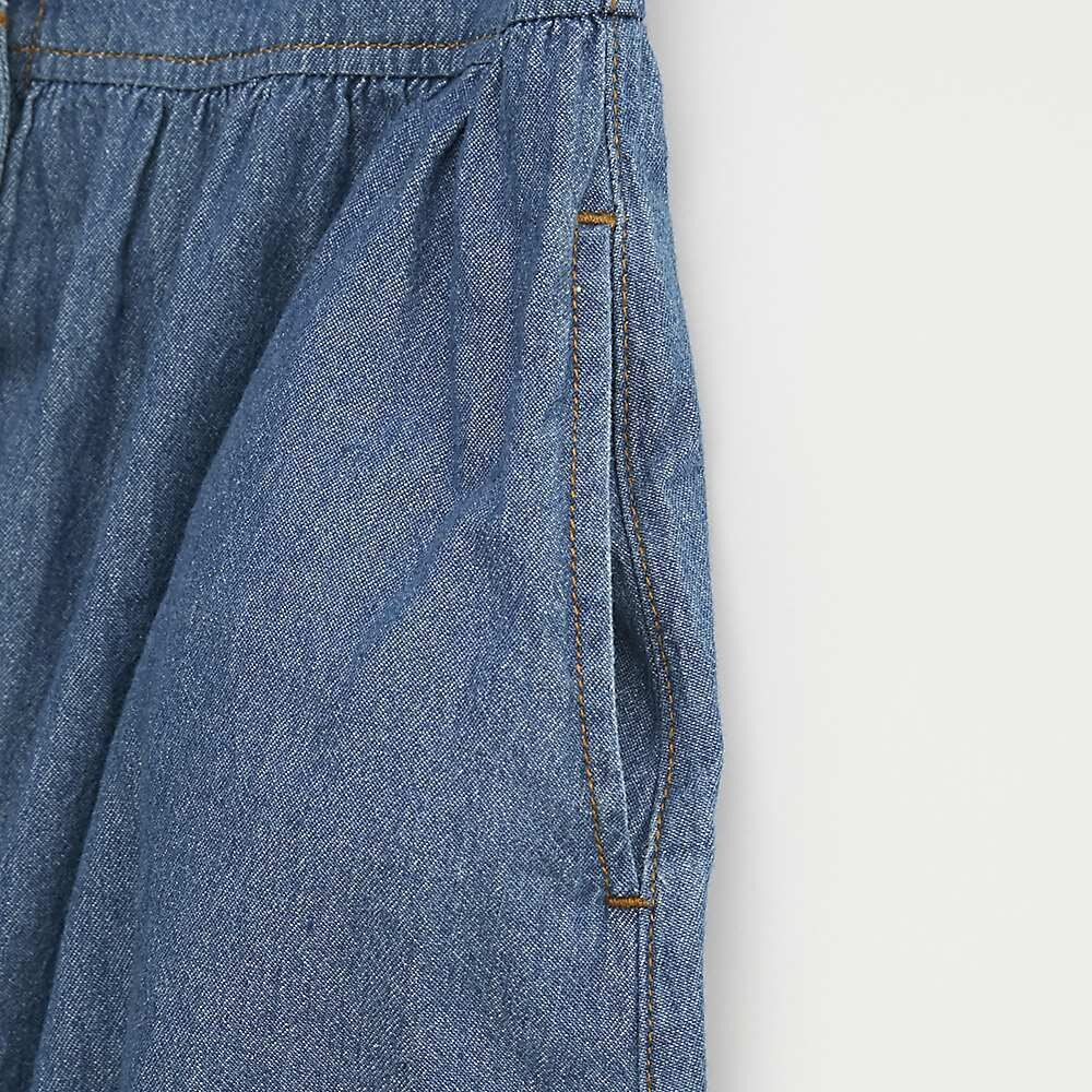 Gu公式 Girls デニムワンピース 長袖 ファッション通販サイト