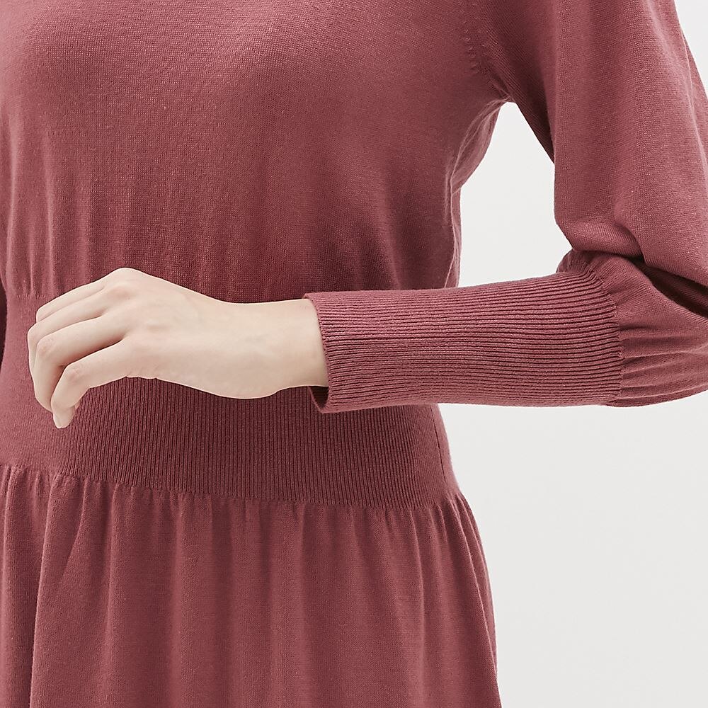 Gu公式 パフスリーブワンピース 長袖 Fm ファッション通販サイト