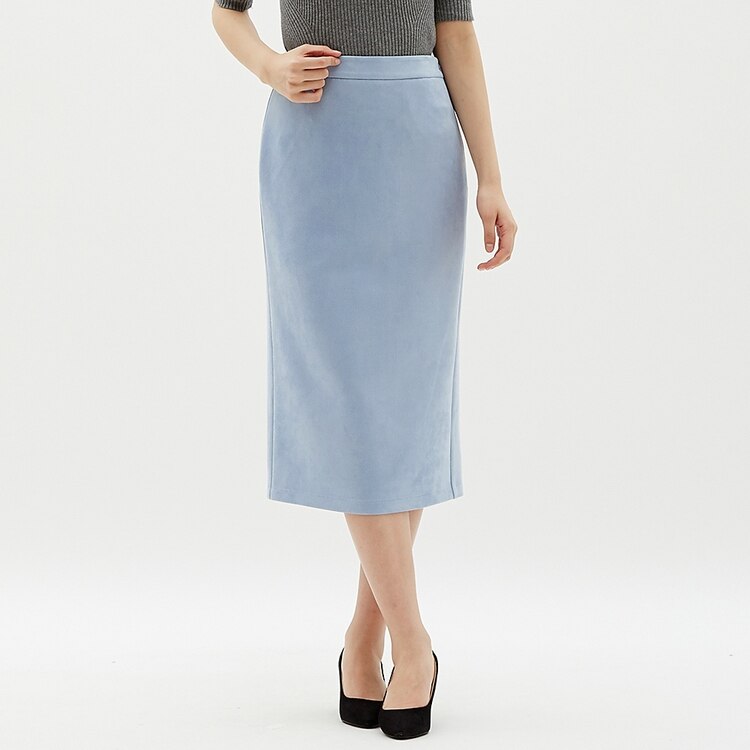 スエードタッチタイトミディスカートnr Gu ジーユー 公式通販オンラインストア