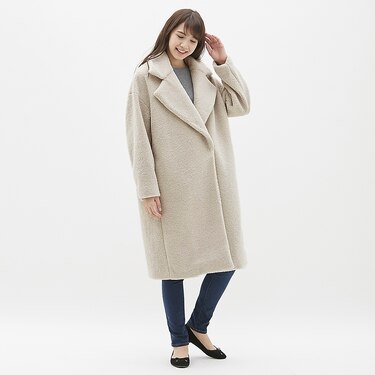 Gu公式 ボアチェスターコートcl ファッション通販サイト