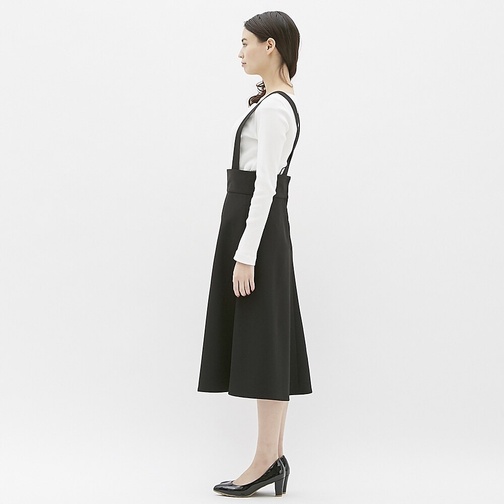 サス付きハイウエストミディスカートnr Gu ジーユー 公式通販オンラインストア