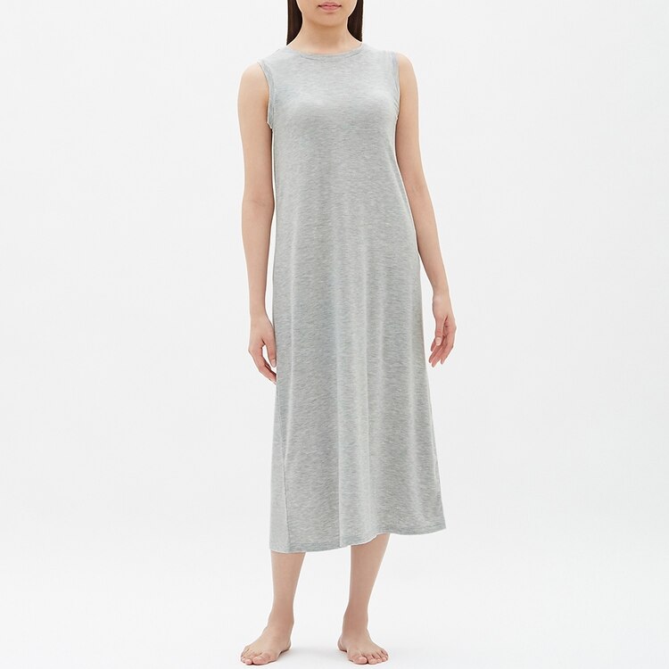 Gu公式 ブラフィールマキシワンピース ノースリーブ ファッション通販サイト