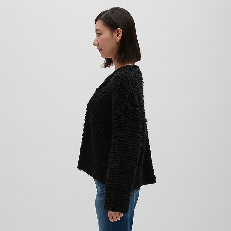 ループヤーンコンパクトカーディガン 長袖 ｒｏ Gu ジーユー 公式通販オンラインストア