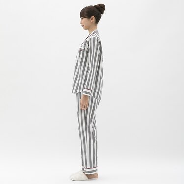 Gu公式 パジャマ 長袖 ストライプ ファッション通販サイト
