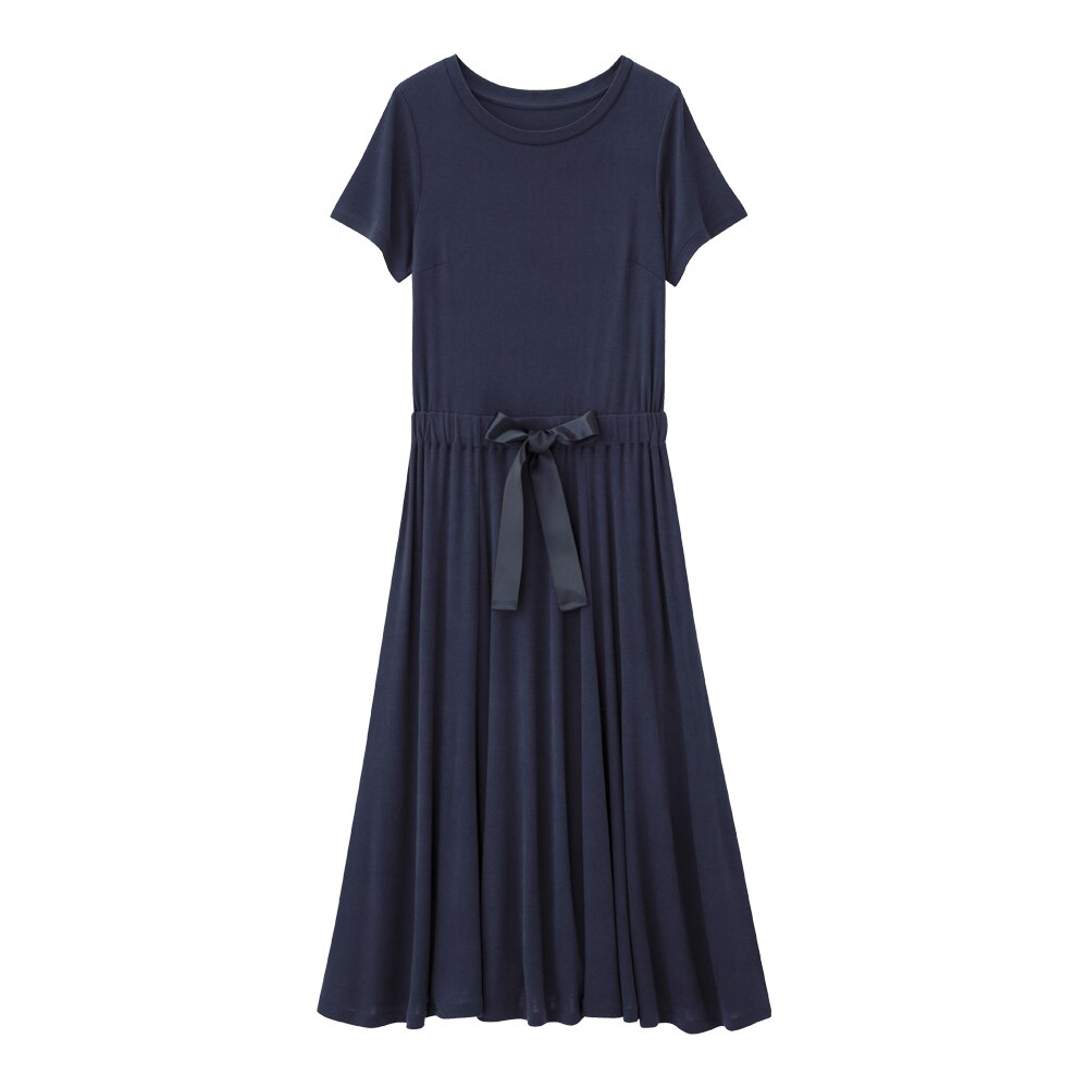 Gu公式 ラウンジワンピース ウエストリボン ファッション通販サイト